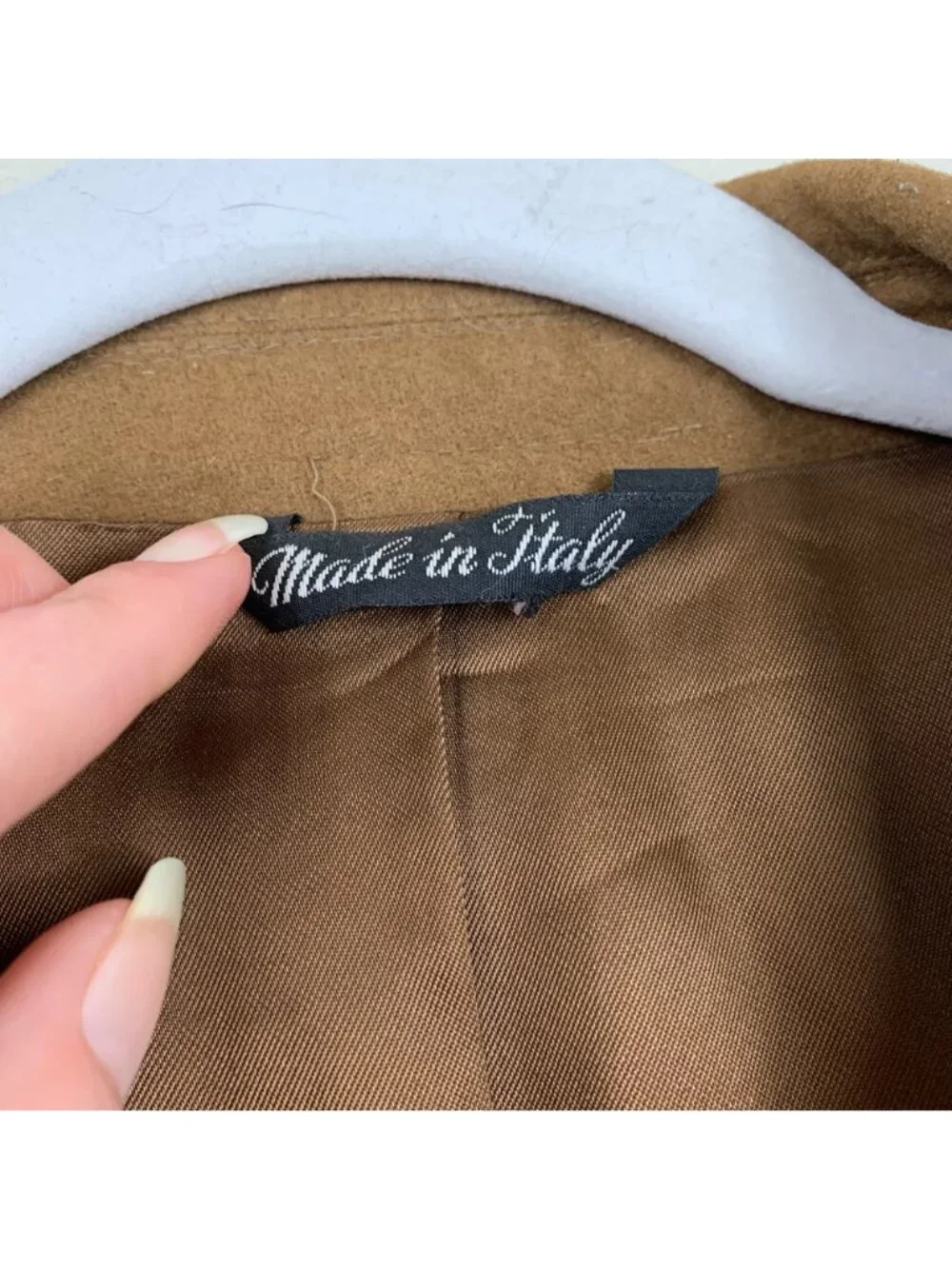 VTG Vito Rufolo Men’s 42RE Tan Wool Cashmere Blazer Italian Old Money